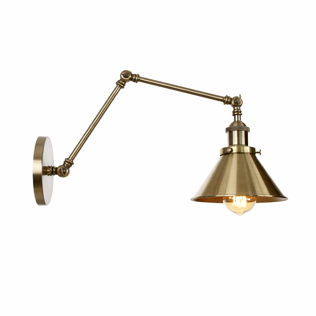 Modern Adjustable Wall Sconce Long Arm Reading Light Bedroom Living Room