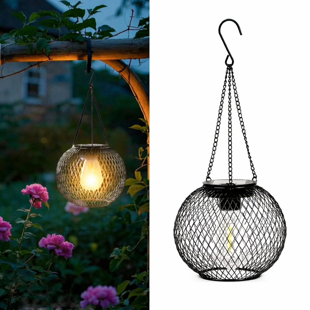 Retro Waterproof Outdoor Wall Lantern Vintage Iron Garden Balcony Sconce