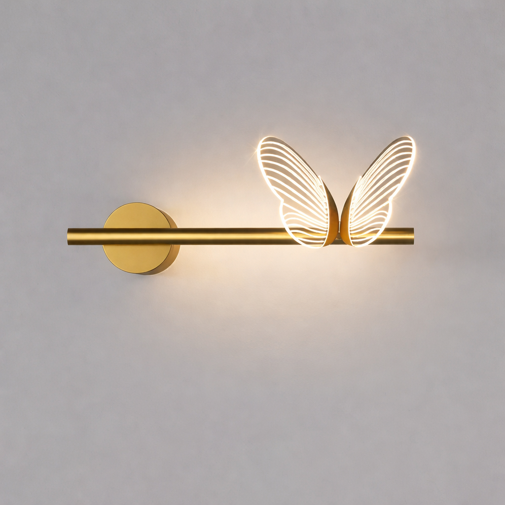 Butterfly LED Wall Lamp Night Light for Bedroom Living Room Home Decor