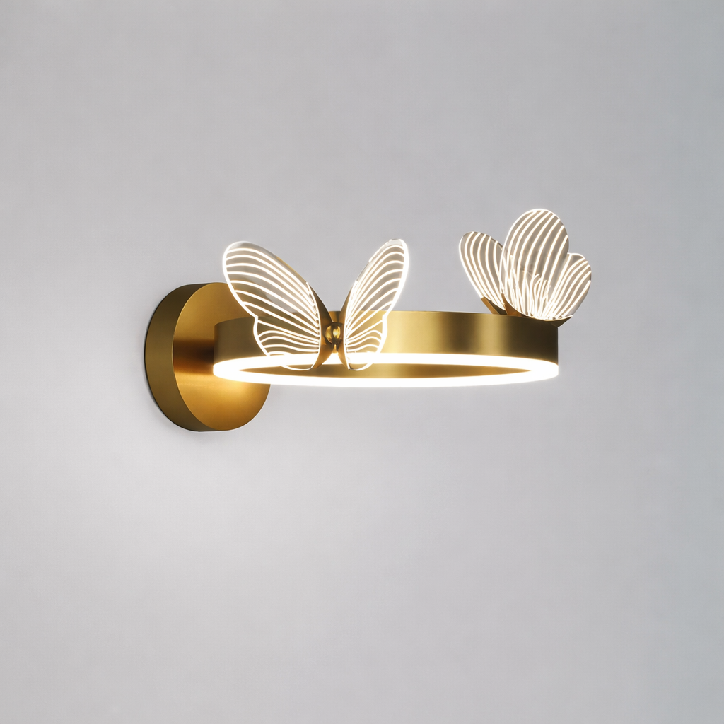 Butterfly LED Wall Lamp Night Light for Bedroom Living Room Home Decor