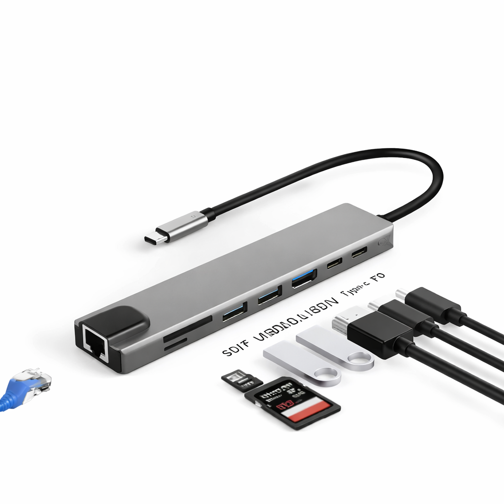 USB C to HDMI Hub 3 in 1 USB 3.0 Docking Station Adapter for Laptop