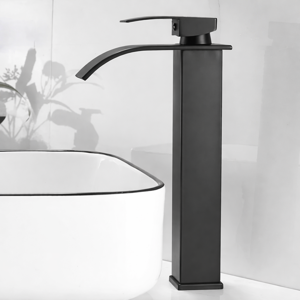 Dragon Head Waterfall Faucet Bathroom Kitchen Sink Hot Cold Single Handle Tap