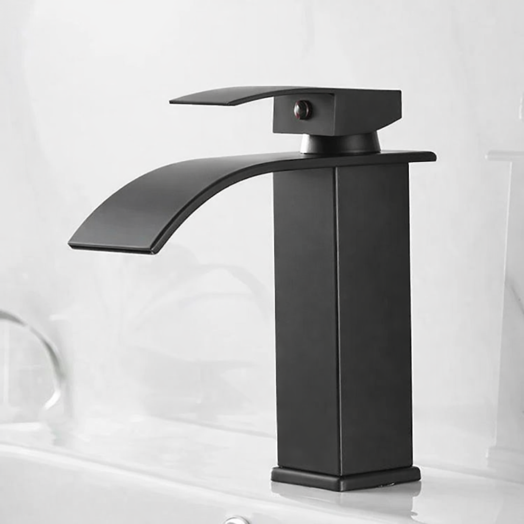 Dragon Head Waterfall Faucet Bathroom Kitchen Sink Hot Cold Single Handle Tap