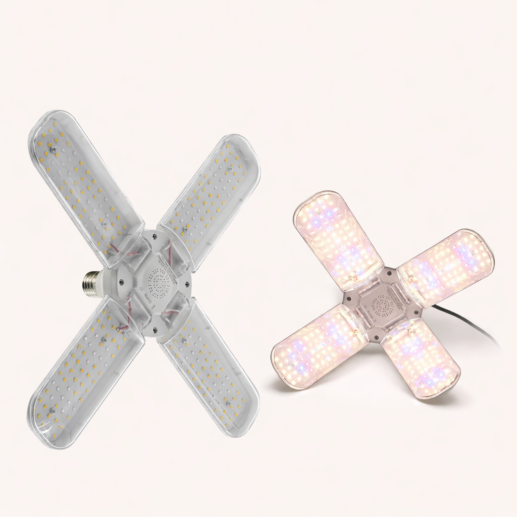 Foldable LED Grow Light E27 Full Spectrum Plant Bulb for Indoor Plants