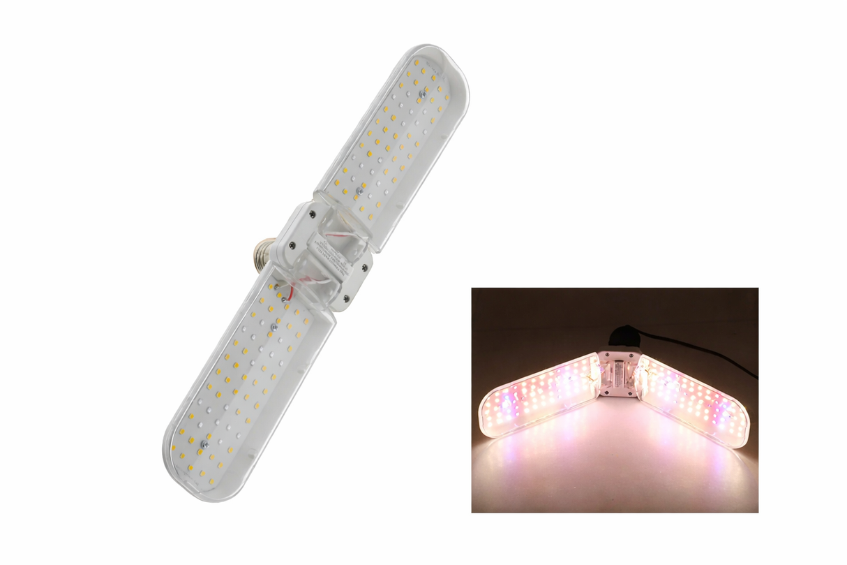Foldable LED Grow Light E27 Full Spectrum Plant Bulb for Indoor Plants