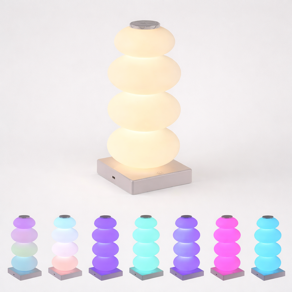 Touch RGB LED Table Lamp 16 Color Changing Bedside Ambient Night Light