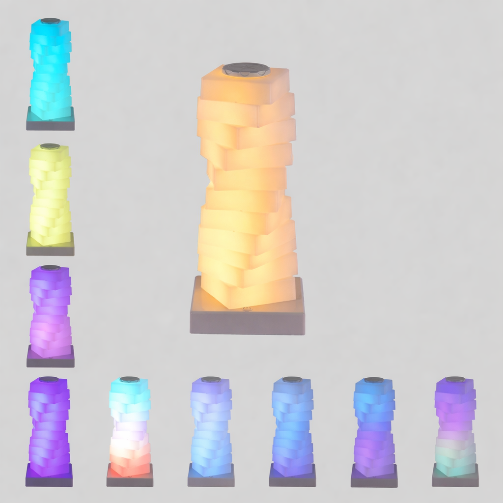 Touch RGB LED Table Lamp 16 Color Changing Bedside Ambient Night Light