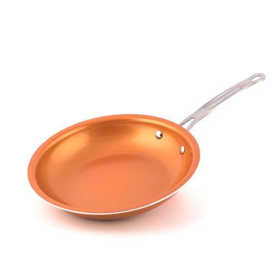 MASTERPAN Ceramic Nonstick Copper Color Frypan & Skillet, 10"