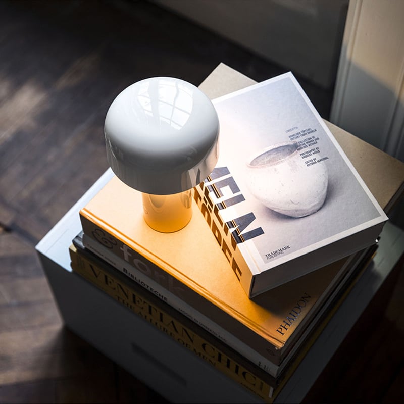 Cordless LED Table Lamp with Touch Control – Portable Mushroom Design for Indoor and Outdoor Use