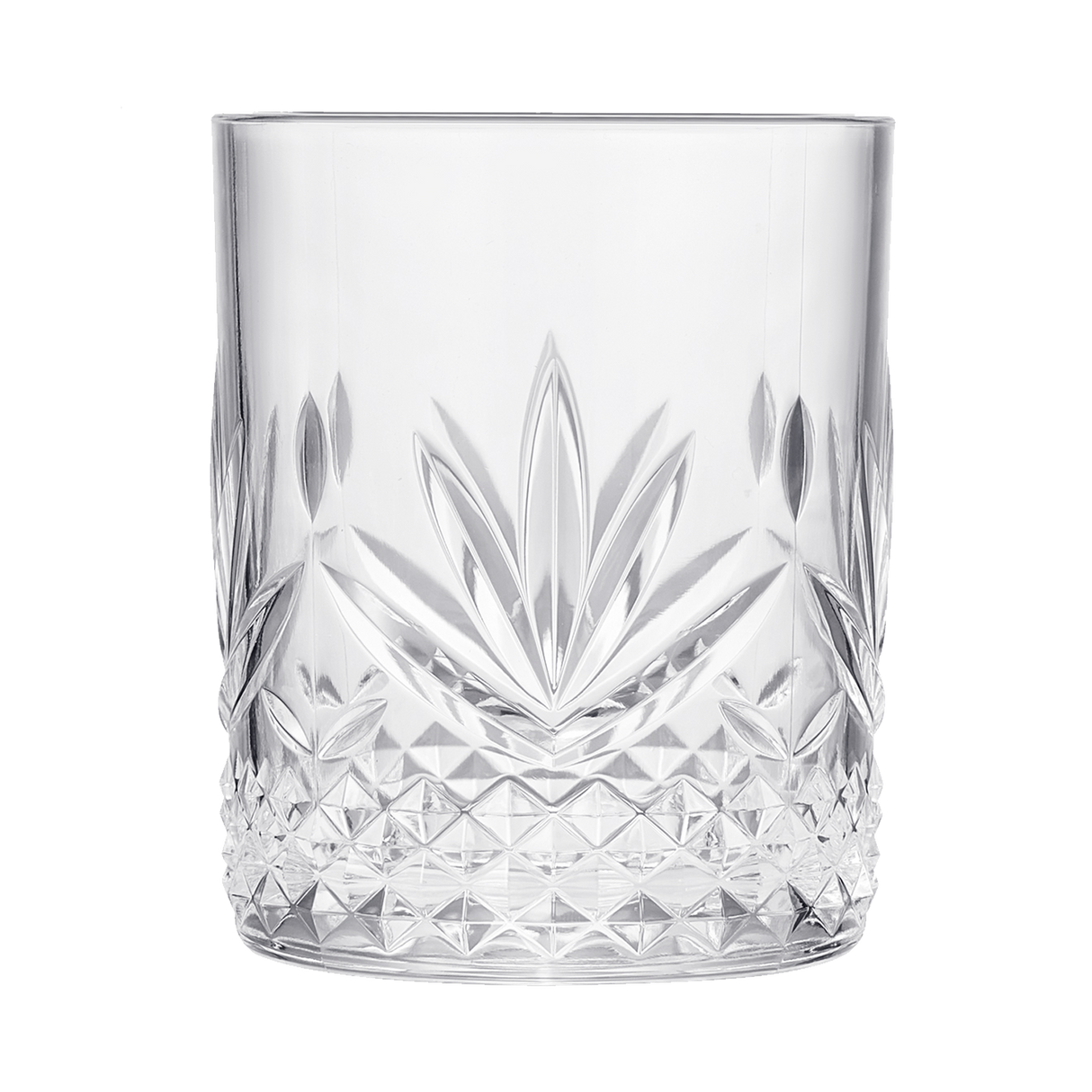 Onix Acrylic Crystal Lowball, Set of 4