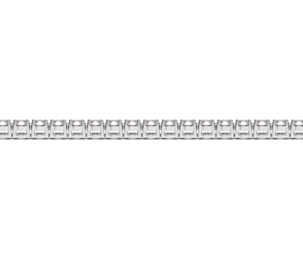Lab Grown Round Diamond Tennis Bracelet in 14k White Gold (6 cctw F/G VS2/SI1)