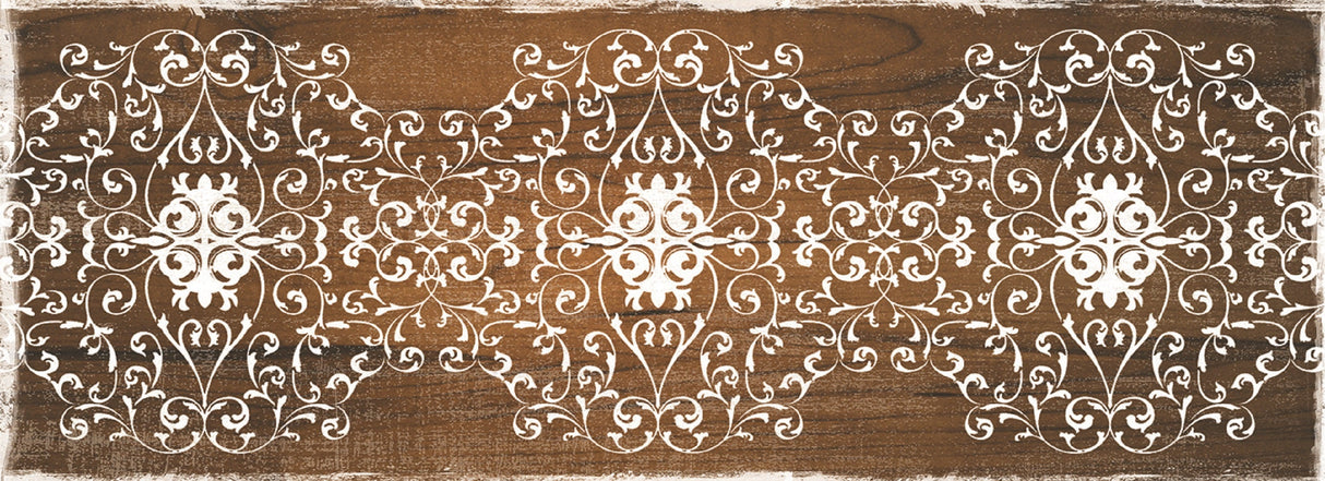 20"x55" Oversized Cushioned Anti-Fatigue Kitchen Runner Mat (Scroll)