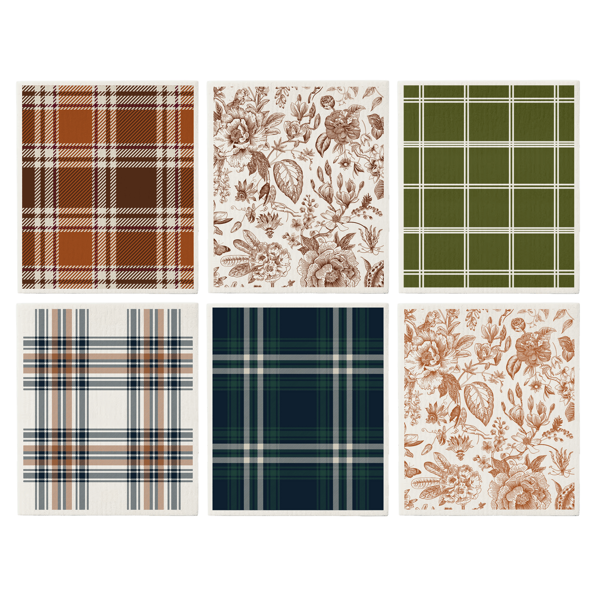 Fall Pattern Swedish Dishcloths