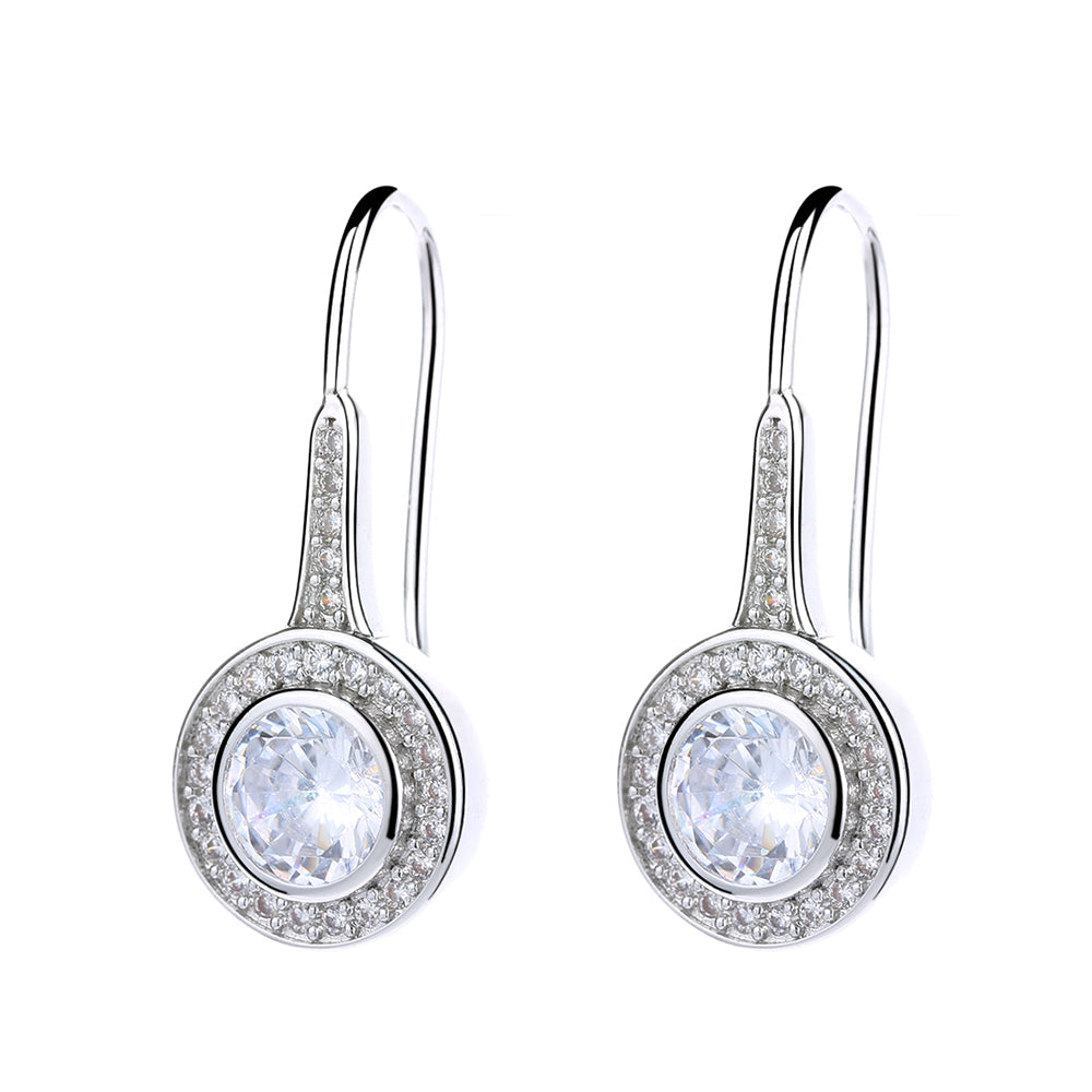 Sterling-Silver-Halo-Drop-Earrings-With-Swarovski-Crystals-Earrings