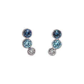 Sterling-Silver-Ombre-Earrings-With-Swarovski-Crystals-Earrings