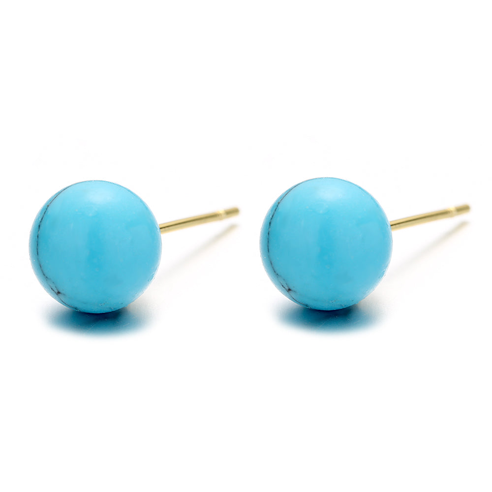 Turquoise-and-Sterling-Silver-Stud-Earrings-Earrings