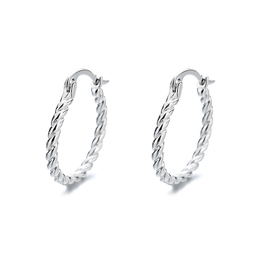 Sterling-Silver-Rope-Twist-Hoop-Earrings-Earrings