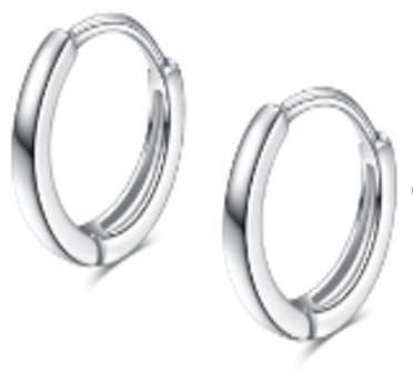 Sterling-Silver-Huggie-16-Mm-Hoop-Earrings-Earrings