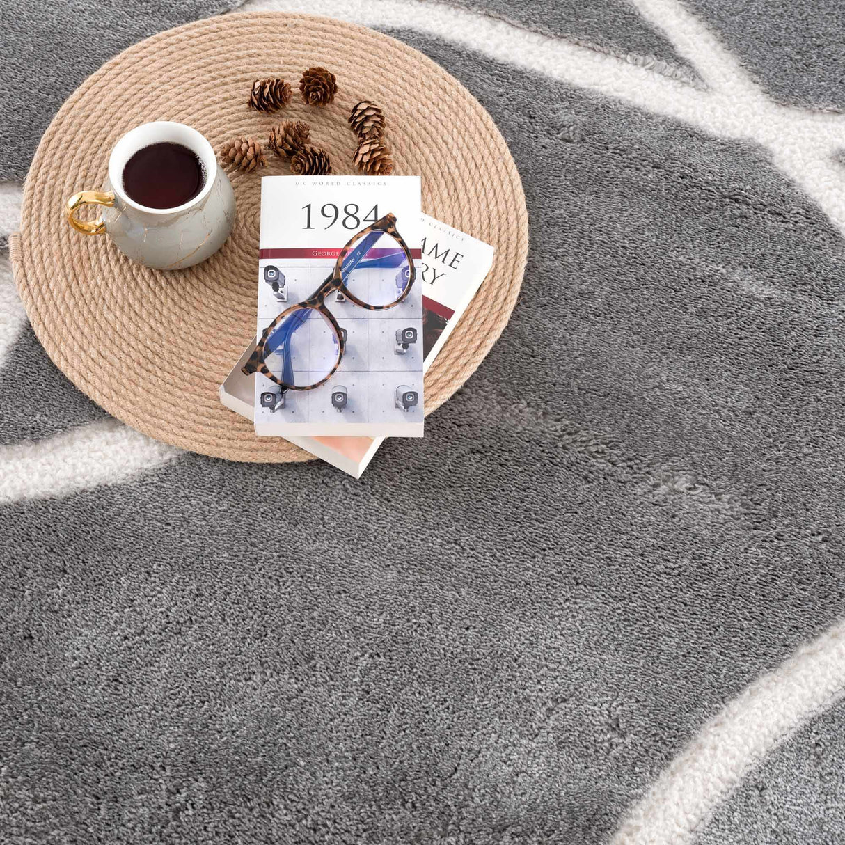 Azana Modern Gray Area Rug - Clearance