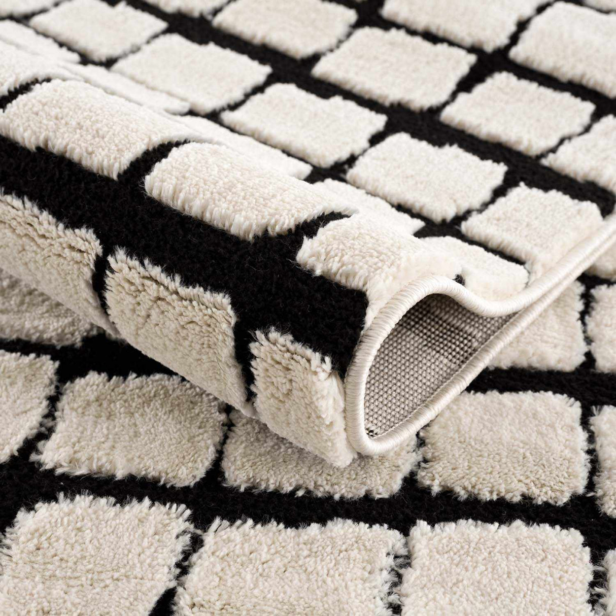 Teshi Checkered Area Rug - Clearance