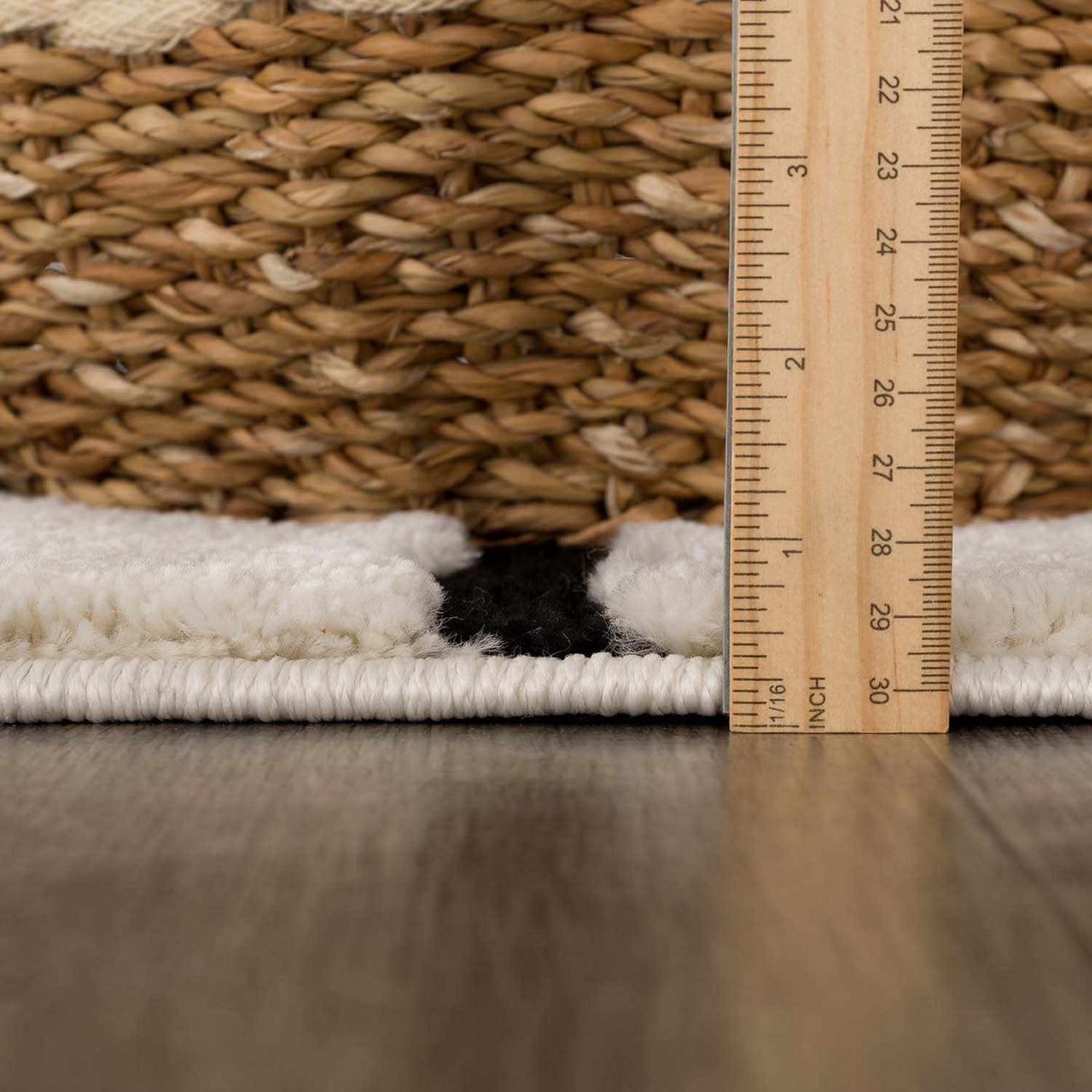 Teshi Checkered Area Rug - Clearance