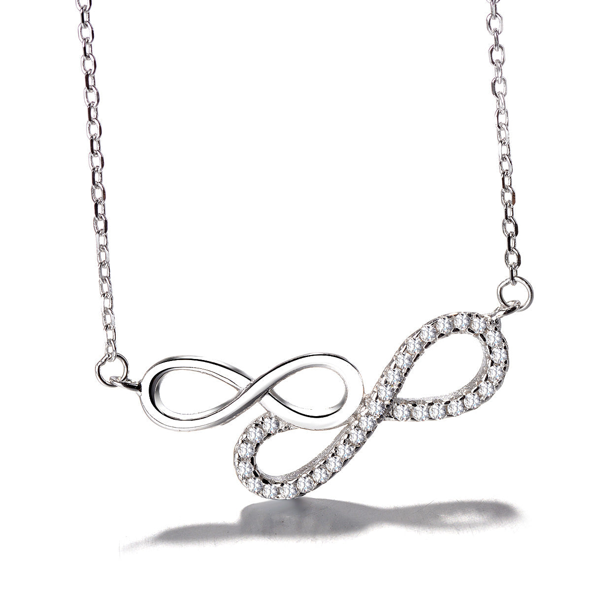 Swarovski-Crystal-Double-Infinity-Pendant-Necklace-Necklaces