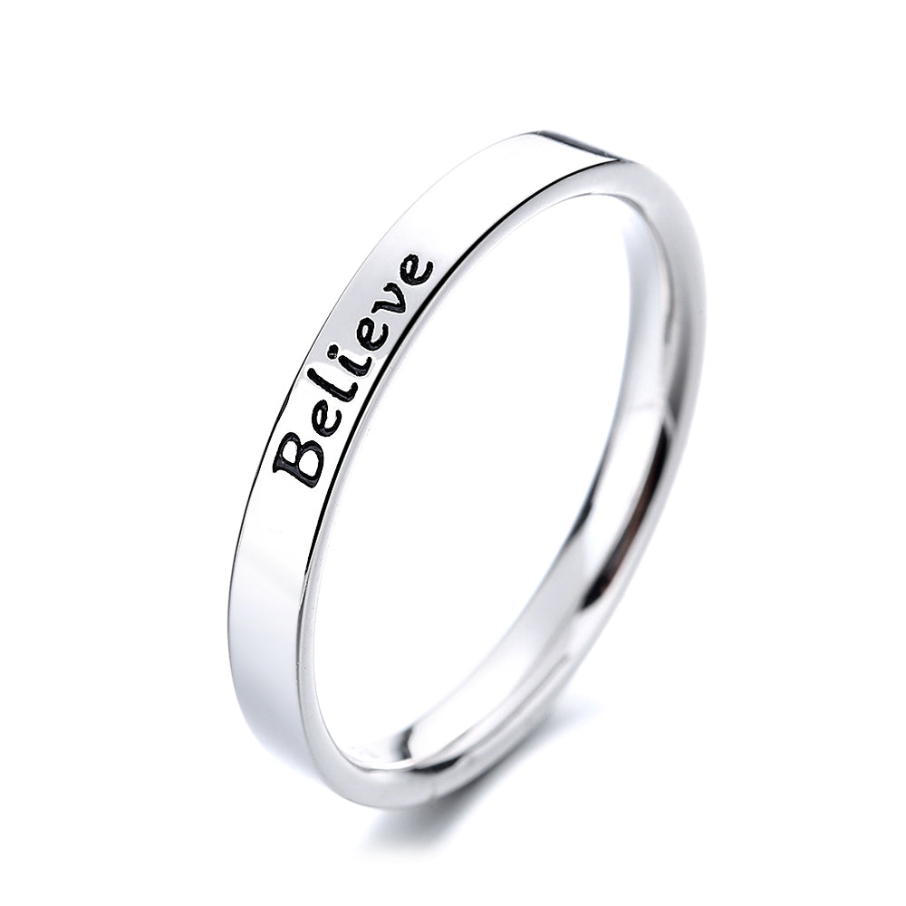 Sterling-Silver-'Believe'-Band-Ring-Rings