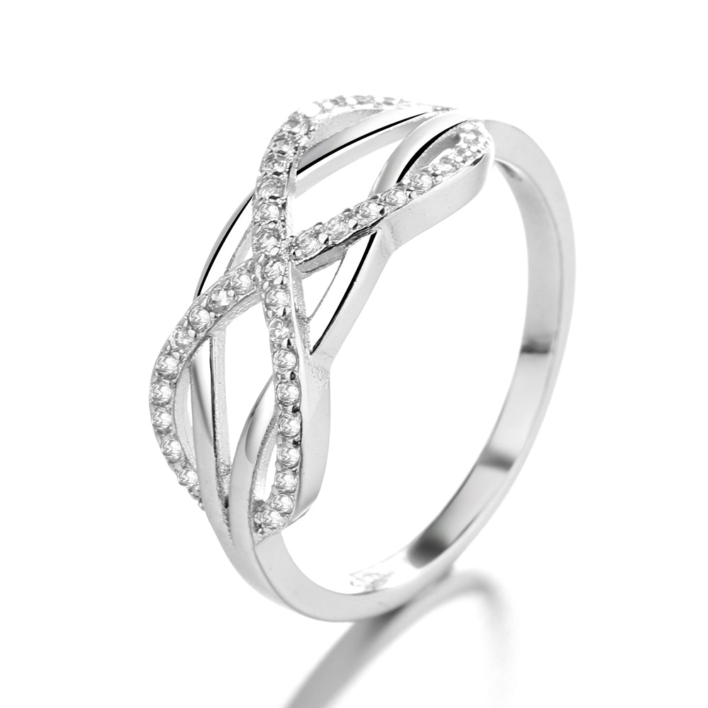 Sterling-Silver-Intertwined-Ring-With-SwarovskiÂ®-Crystals-Rings