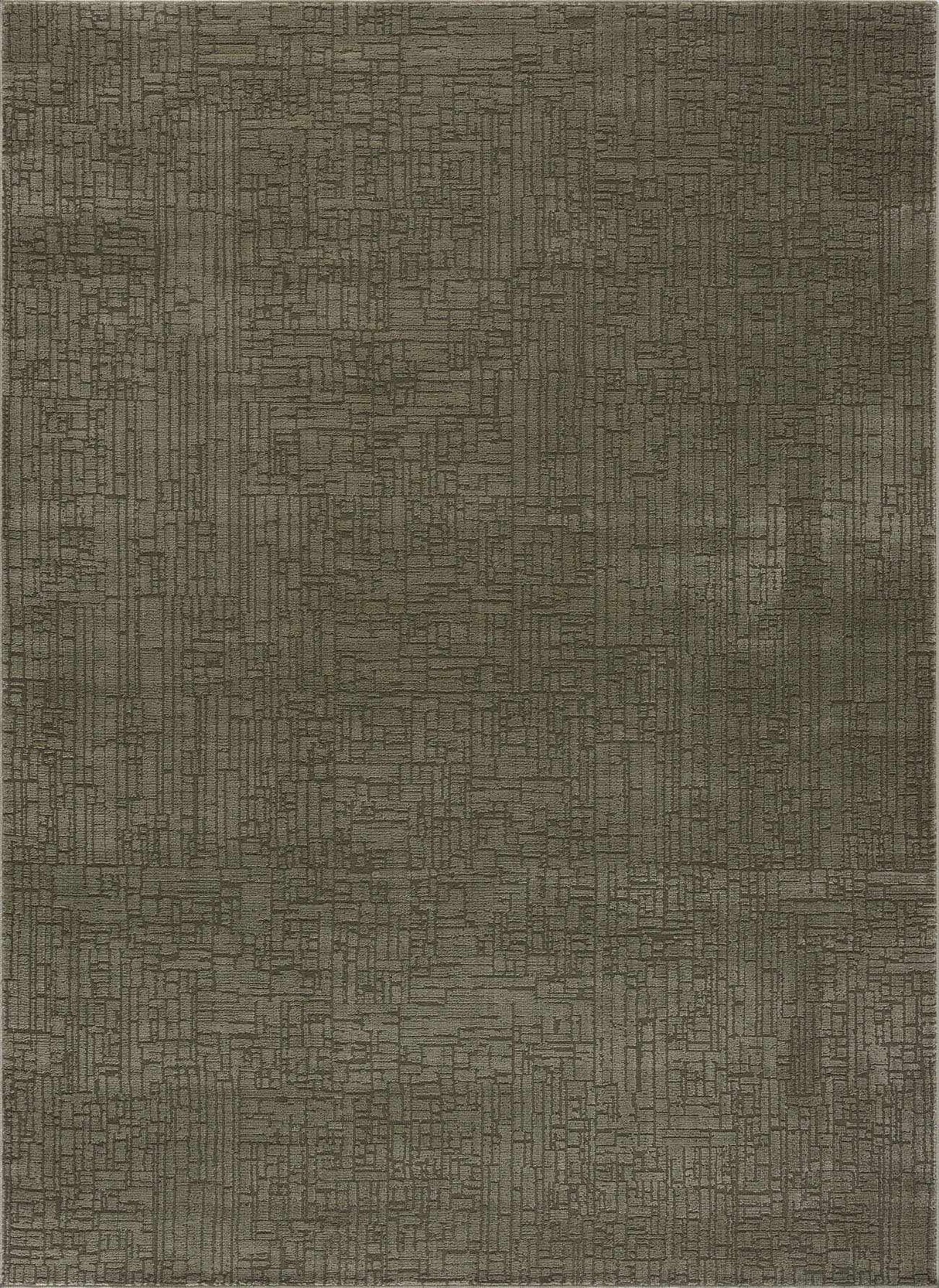 Leanna Green Washable Area Rug