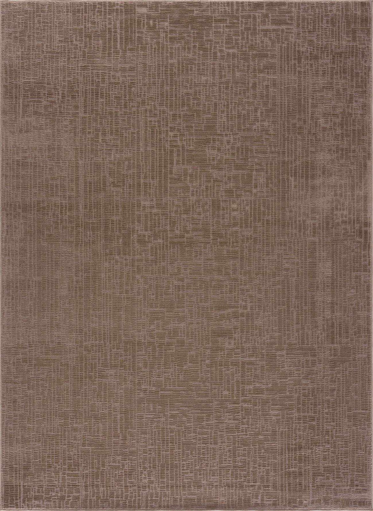 Leanna Light Brown Washable Area Rug
