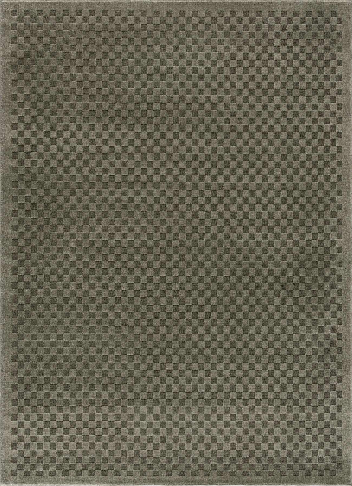 Gaiwan Olive Green Washable Area Rug