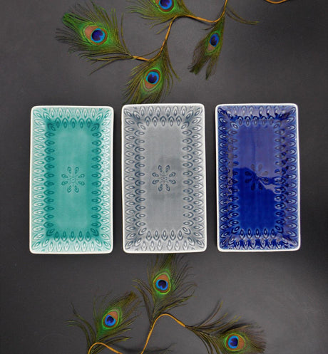 Peacock-Stoneware-Rectangular-Serving-Platter-Platter