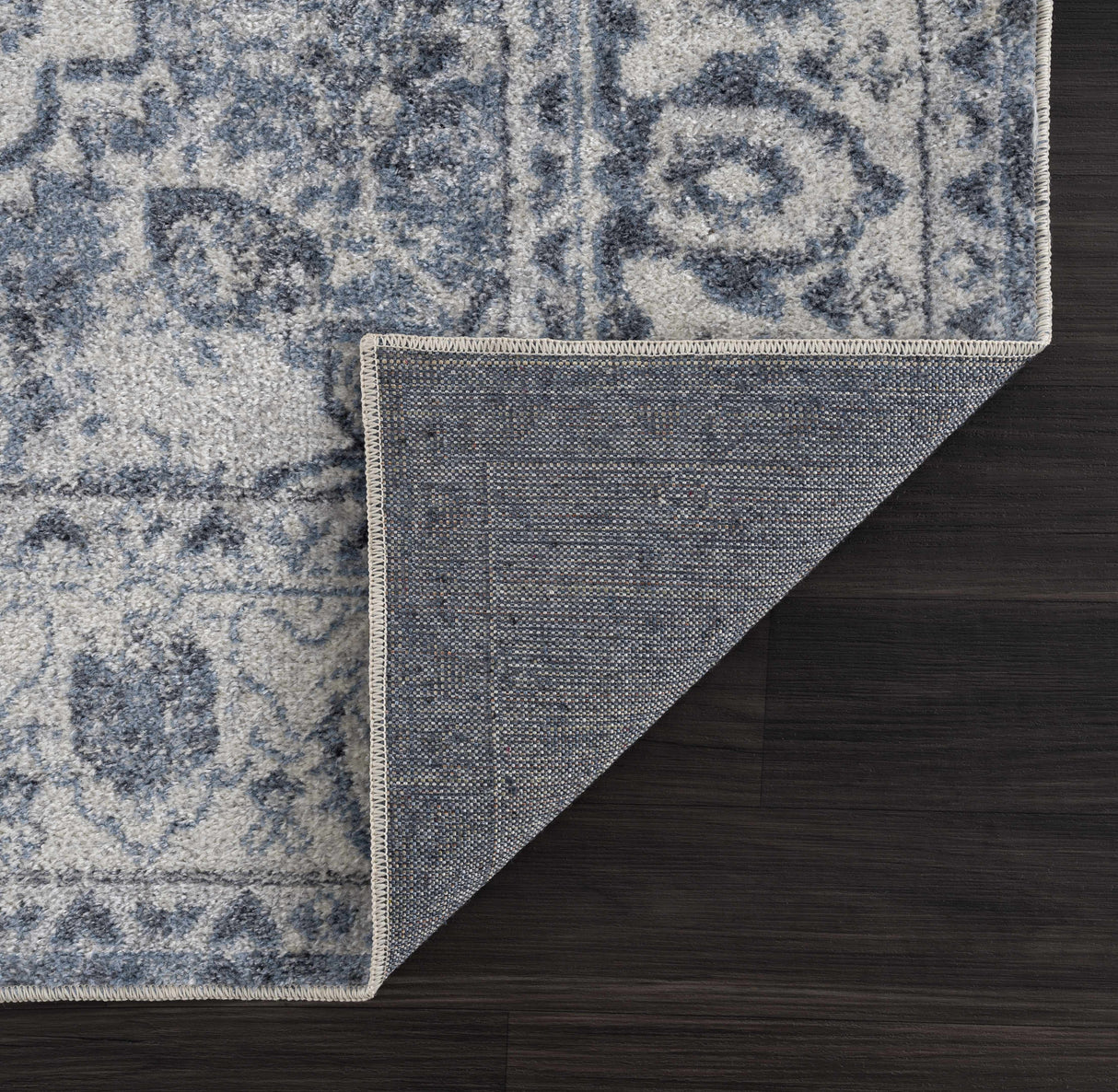 Blue Hiti Washable area rug - Clearance