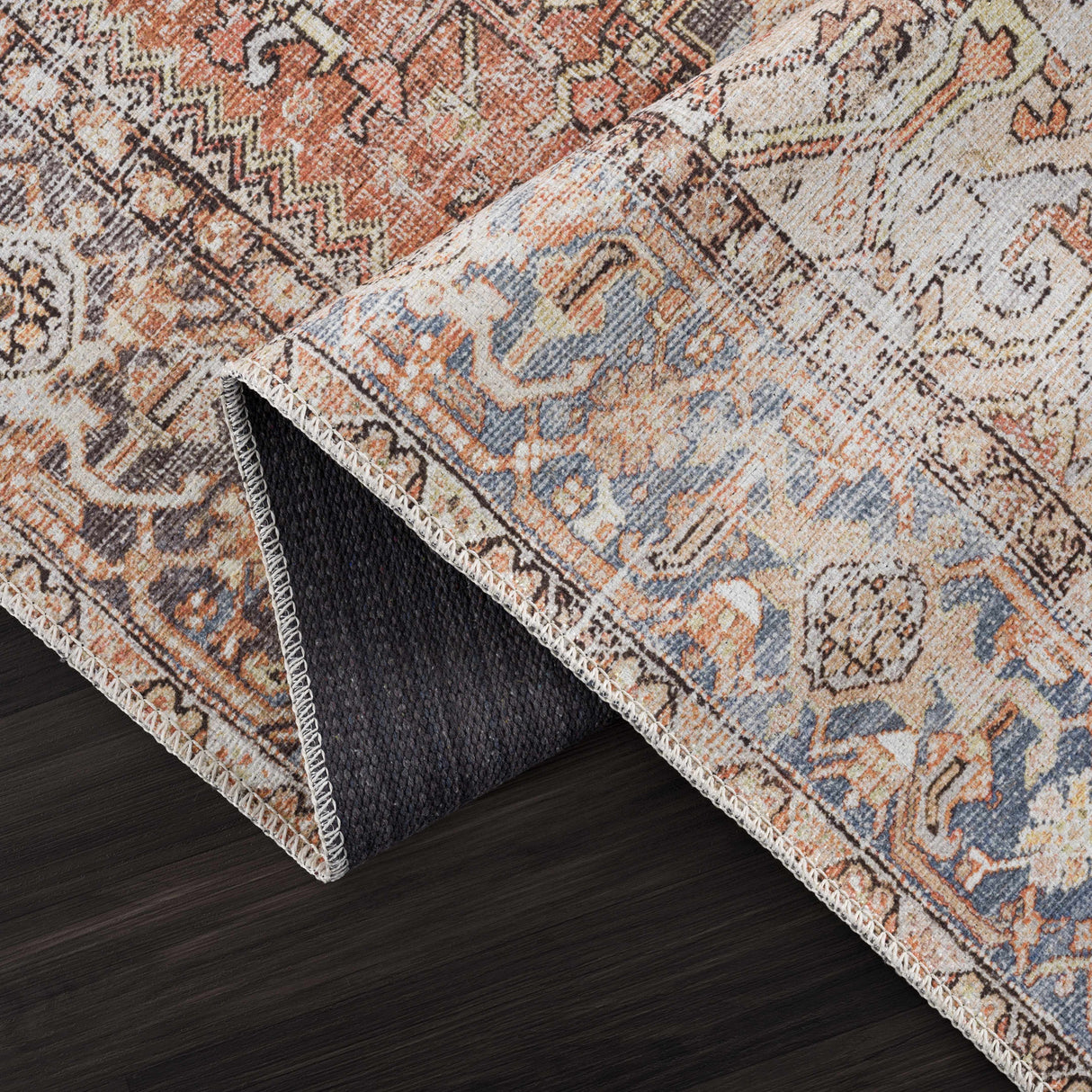 Eira Distressed Washable Rug - Clearance