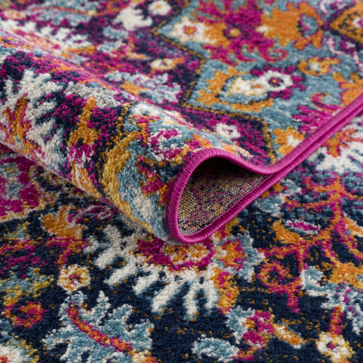 Burnt Orange Ojus Area Rug