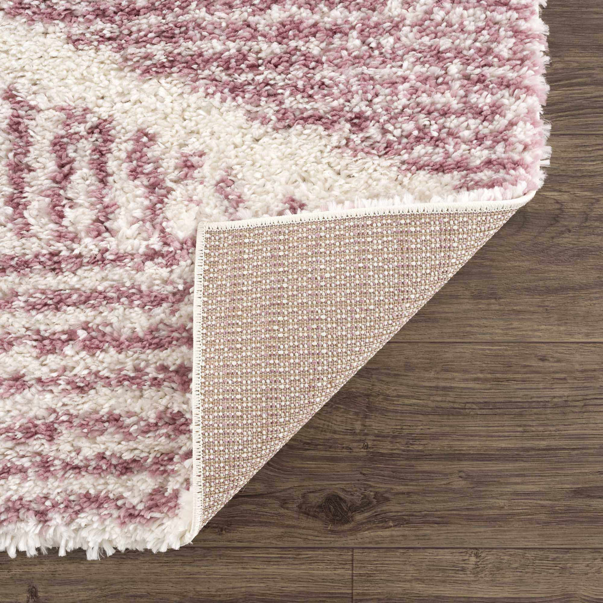 Trunding Plush in Pink Area Rug - Clearance