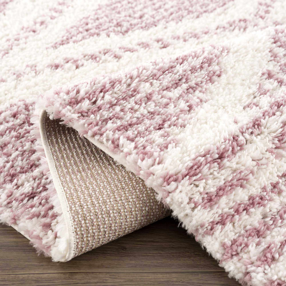 Trunding Plush in Pink Area Rug - Clearance
