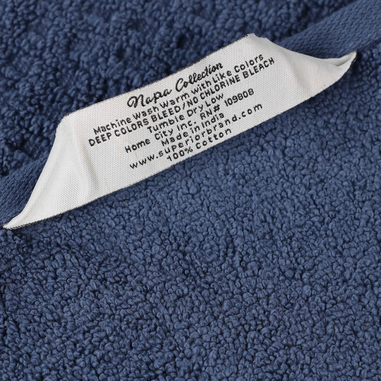 Napa Zero Twist Cotton Solid Waffle Honeycomb Bath Towel Set of 3 - Bath Towel by Superior Brand