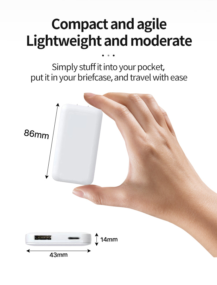 2-Pack Ultra-Slim 30W USB-C & USB-A Dual-Port Fast Charger