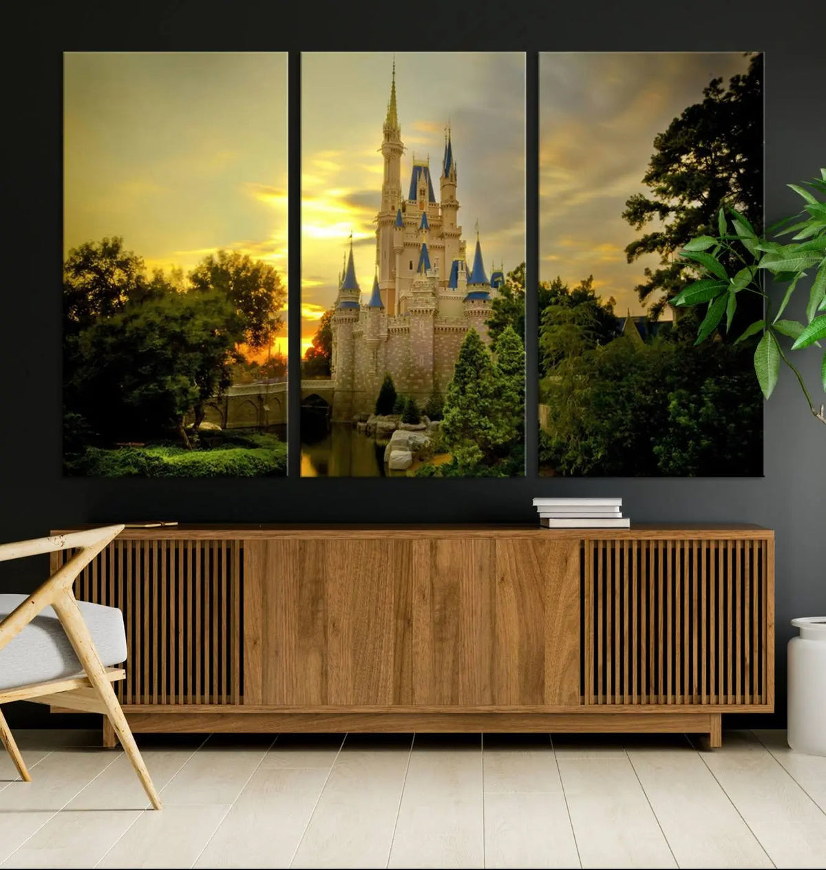 Disney Castle Wall Art Canvas Print – Magical Disneyland
