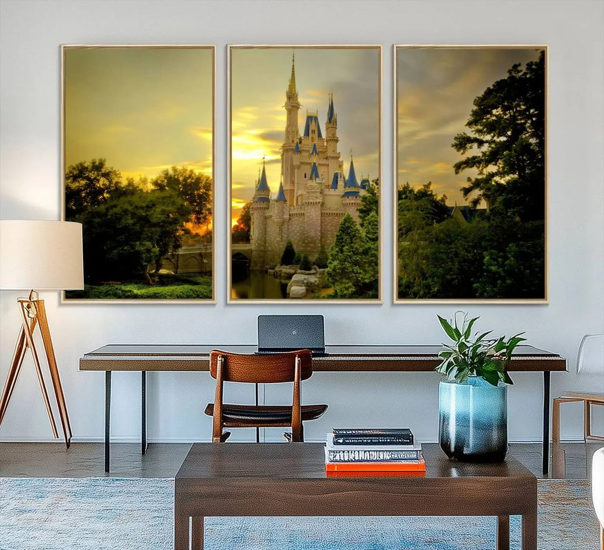 Disney Castle Wall Art Canvas Print – Magical Disneyland