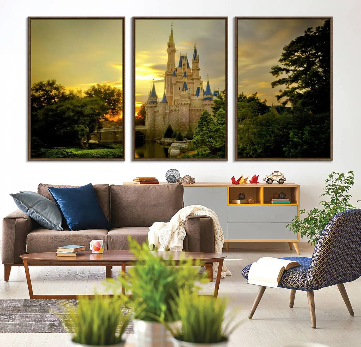 Disney Castle Wall Art Canvas Print – Magical Disneyland