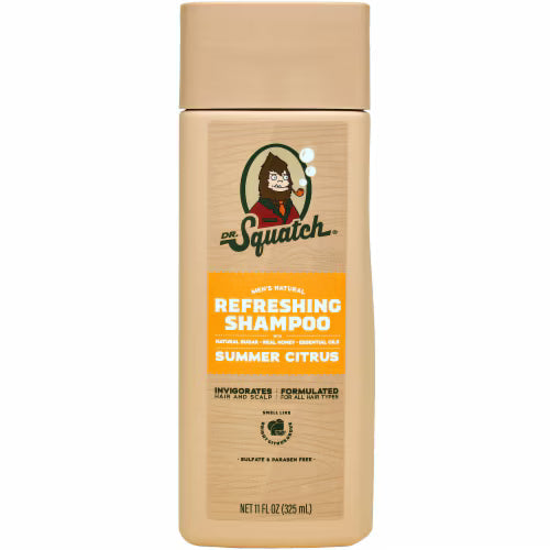 DR. SQUATCH Men's Natural Shampoo Summer Citrus 11oz