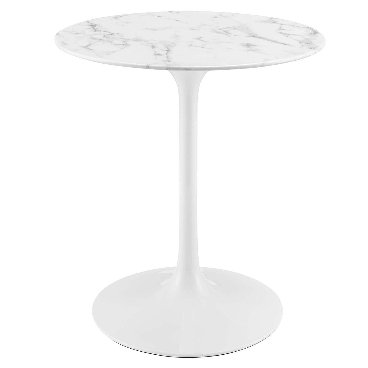 Lippa 28" Round Faux Marble Dining Table by Modway