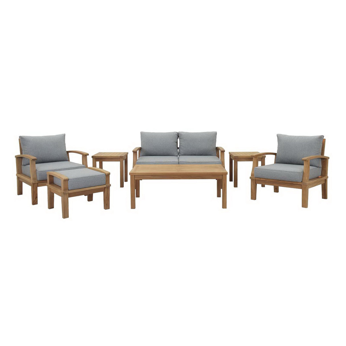Marina 7 Piece Outdoor Patio Teak Set by Modway