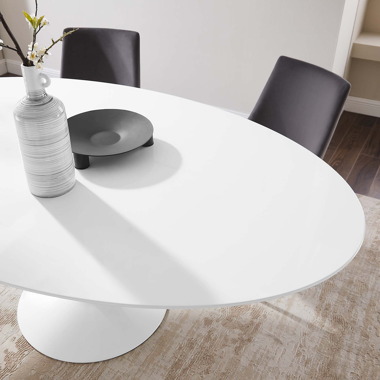 Lippa 78" Oval Wood Dining Table by Modway