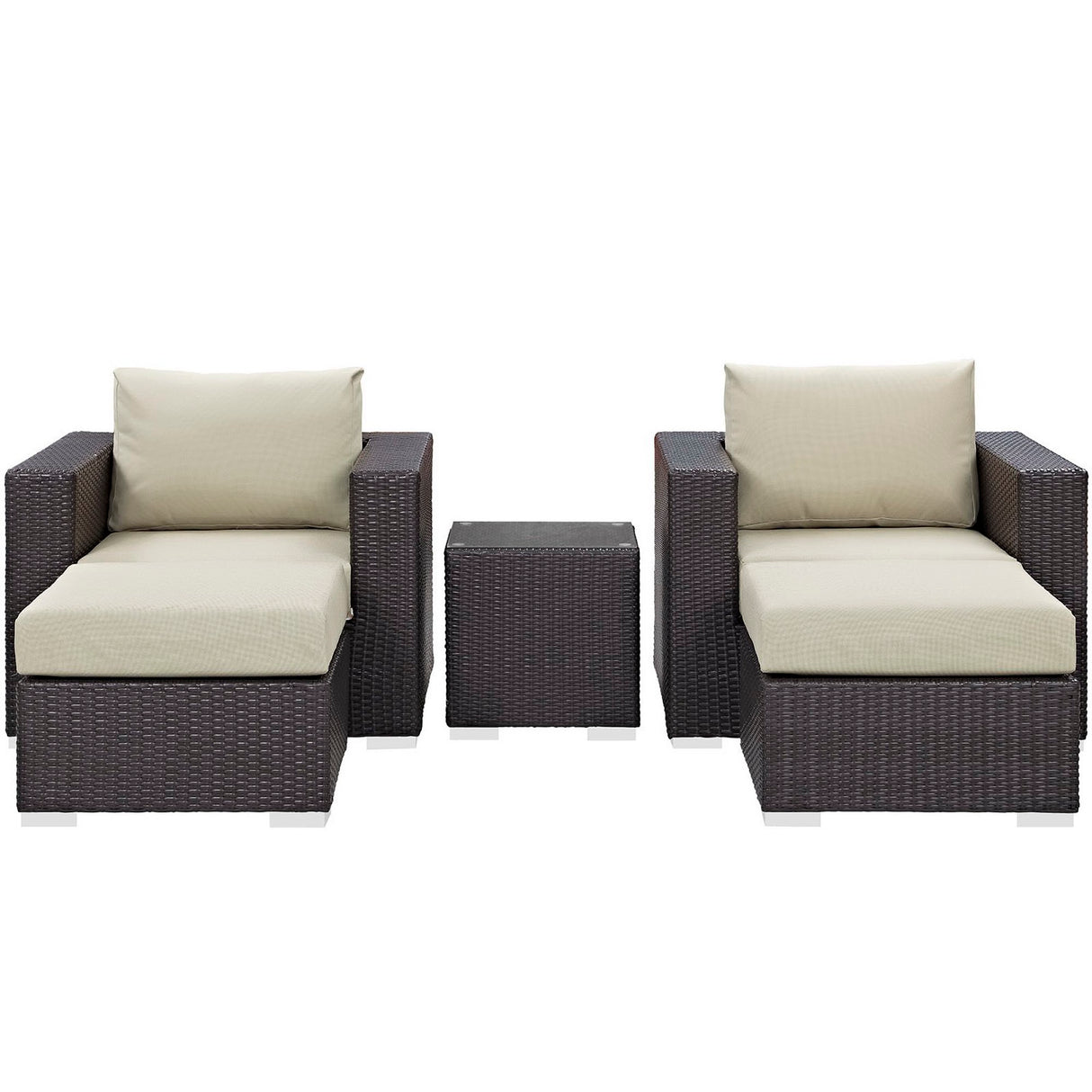 Convene 5 Piece Outdoor Patio Sectional Set by Modway