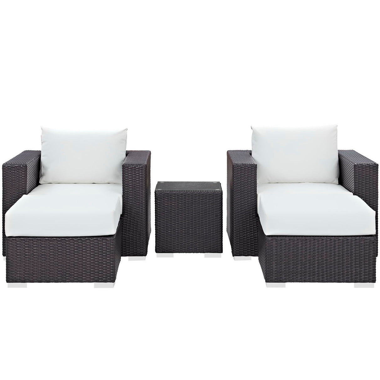 Convene 5 Piece Outdoor Patio Sectional Set by Modway