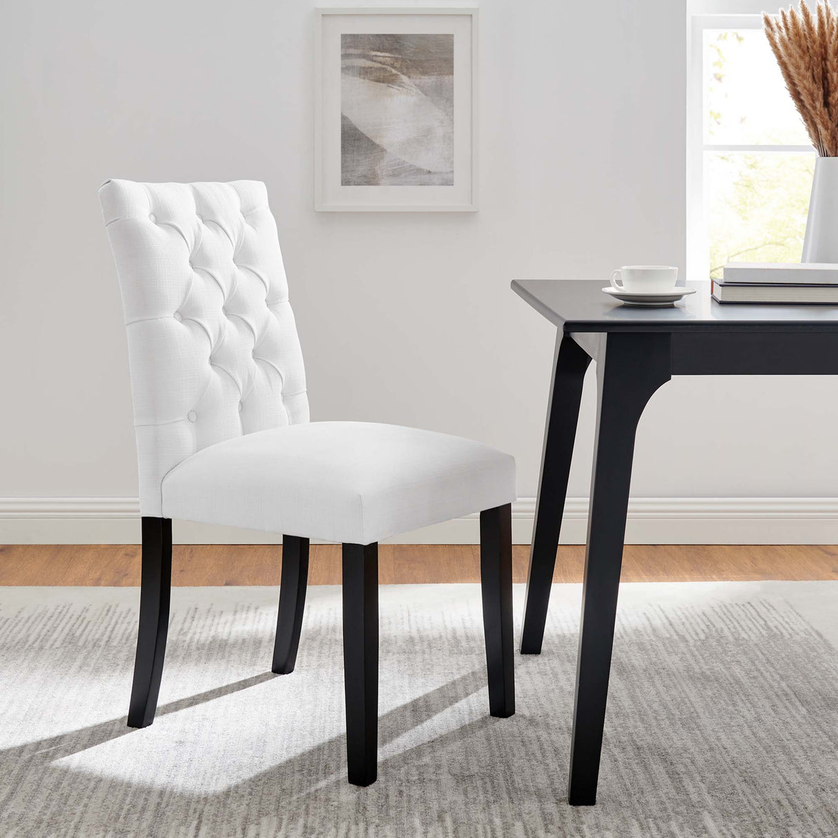 Duchess Button Tufted Fabric Dining Chair by Modway