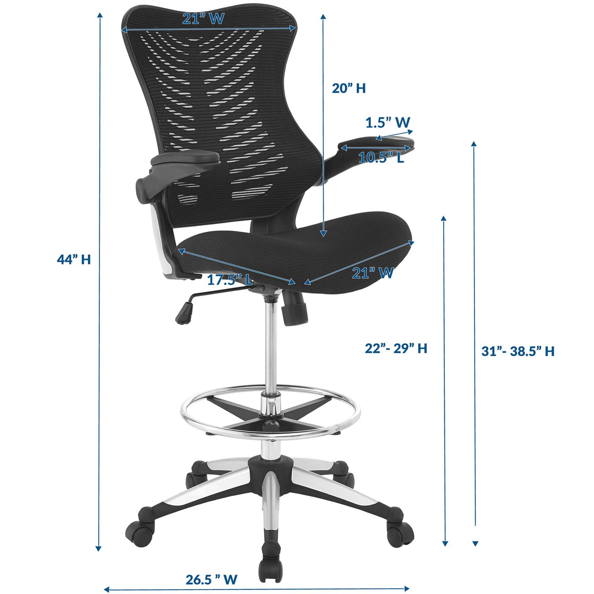 Charge Drafting Chair by Modway